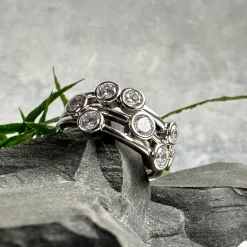 VIAMAJA Ring Miriam Clear - Sterling Silver Clearance