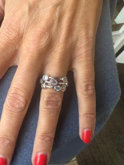 VIAMAJA Ring Miriam Color - Sterling silver Sale
