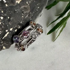 VIAMAJA Ring Miriam Color - Sterling silver Sale