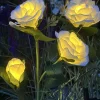 VIAMAJA Rose med solceller - Hvid Discount