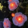 VIAMAJA Rose med solceller - Rosa Hot