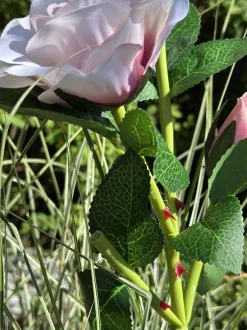 VIAMAJA Rose med solceller - Rosa Hot