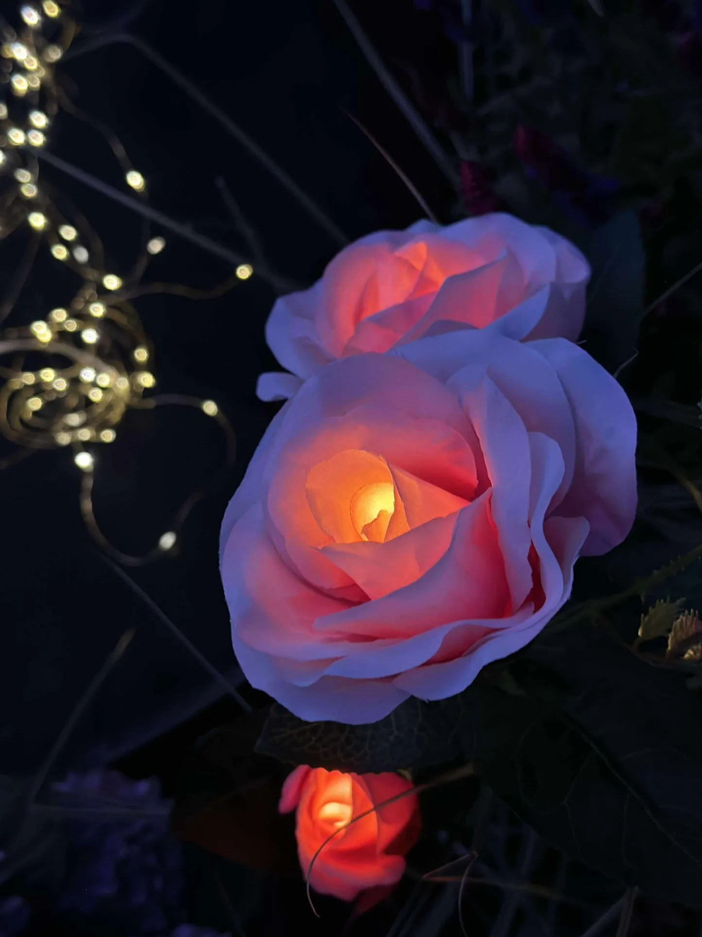 VIAMAJA Rose med solceller - Rosa Hot