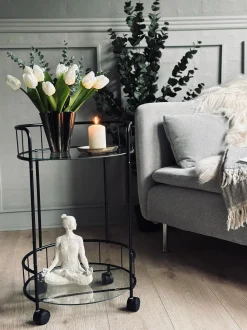 VIAMAJA Rullebord black Outlet
