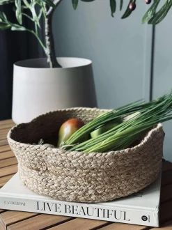VIAMAJA Rund kurv - Jute Outlet