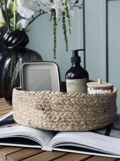 VIAMAJA Rund kurv - Jute Outlet
