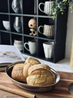 VIAMAJA Rundt fad med kant - Rustfrit Stål Hot
