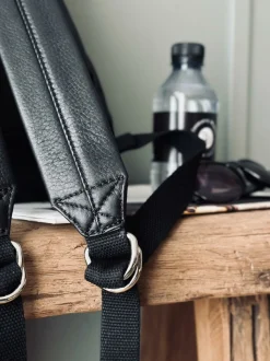 VIAMAJA Rygsæk – Black leather Outlet