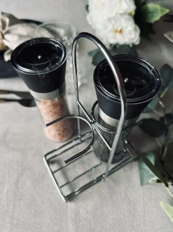 VIAMAJA Salt og peber sæt i holder Online