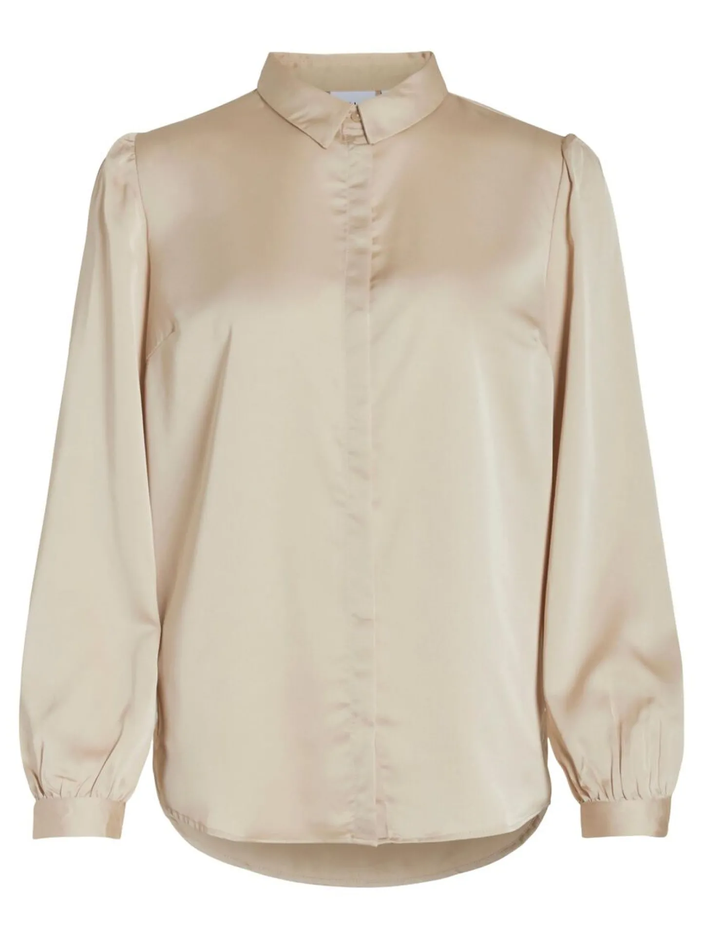 VIAMAJA Satinskjorte Luna Beige