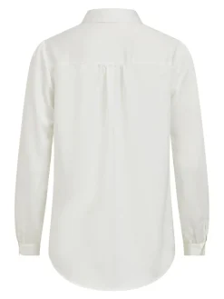 VIAMAJA Satinskjorte Luna White