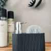 VIAMAJA Sæbedispenser SORT med svamp Best