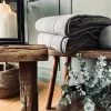 VIAMAJA Sengetæppe STONE-WASHED Quilt – Nordic grey Best
