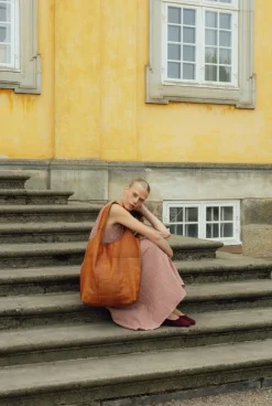 VIAMAJA Shopper – Cognac Hot