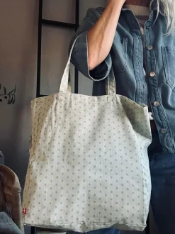 VIAMAJA Shopper - Green dots Best