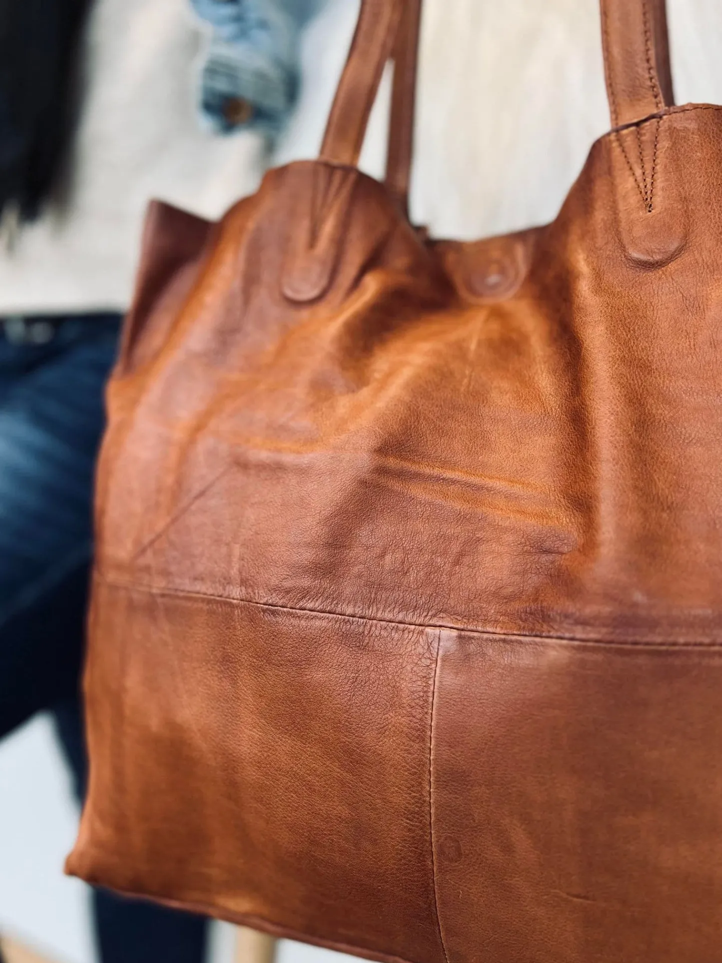 VIAMAJA Shopper - JUDITH Walnut Hot