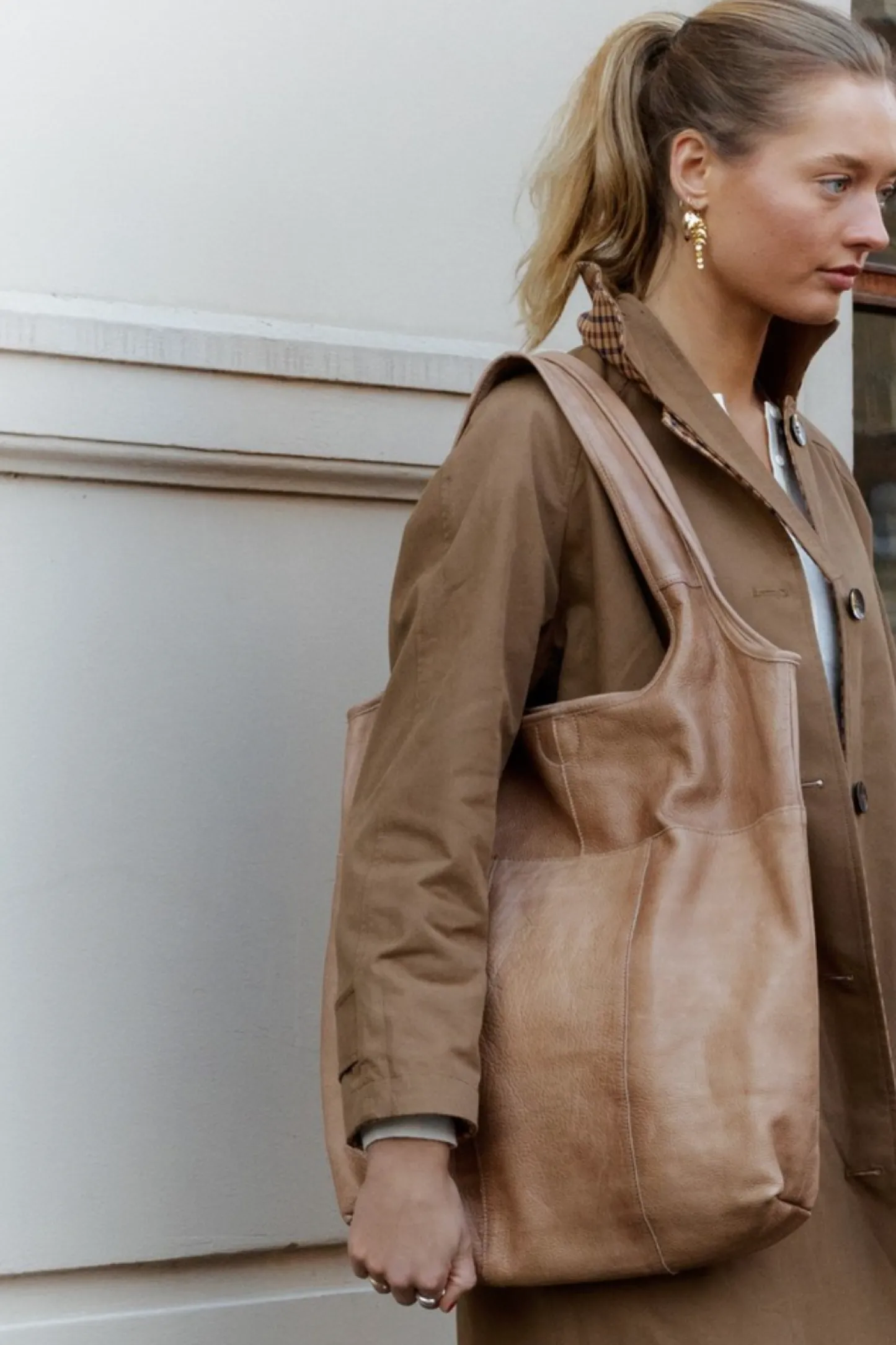 VIAMAJA Shopper – Taupe Hot