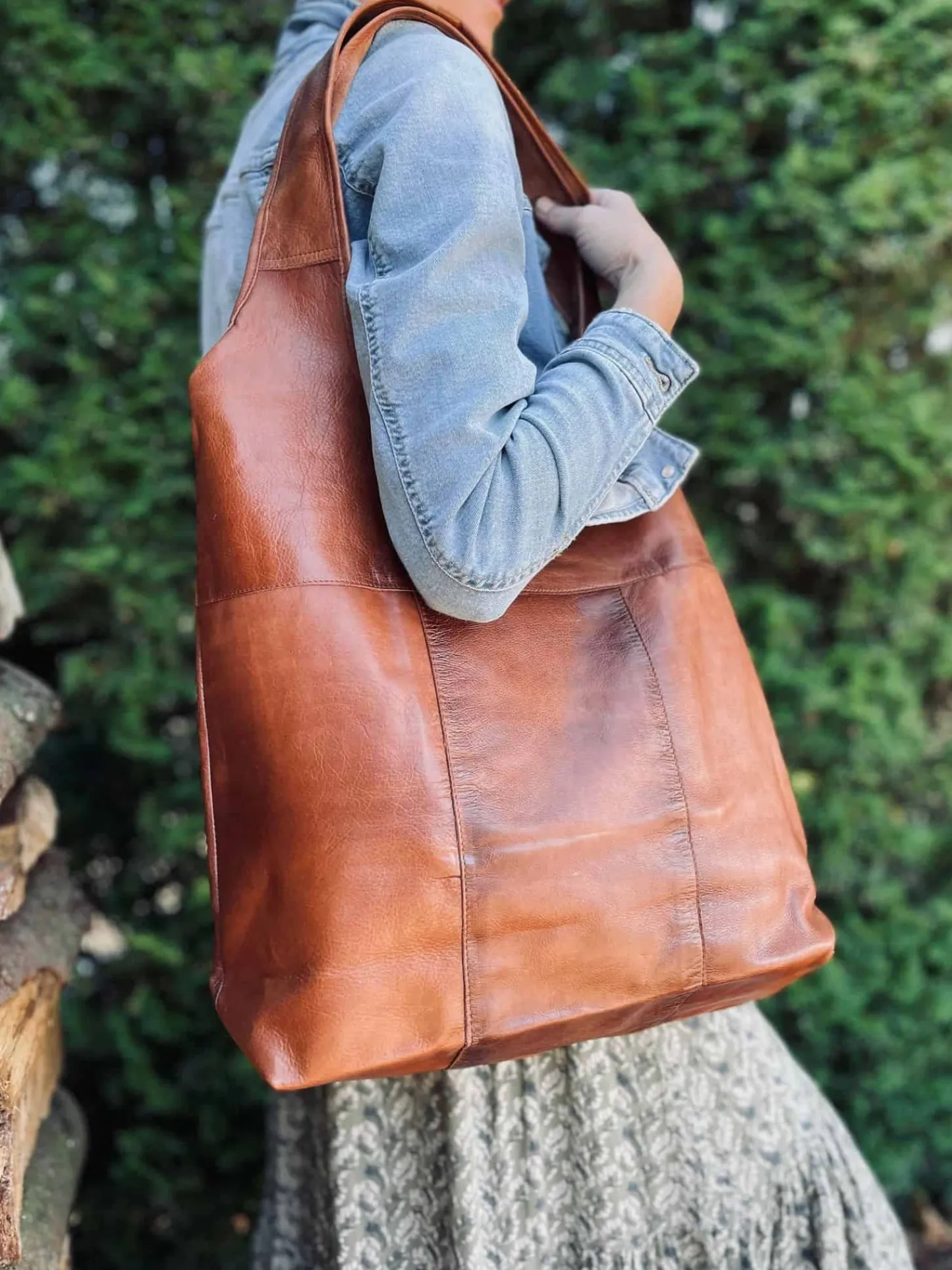 VIAMAJA Shopper – Walnut Discount