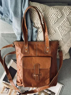 VIAMAJA Shopper Amalie - Cognac Best