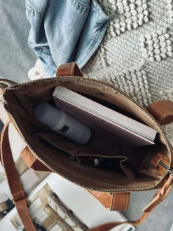 VIAMAJA Shopper Amalie - Cognac Best