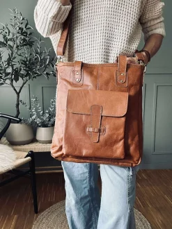 VIAMAJA Shopper Amalie - Cognac Best