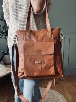 VIAMAJA Shopper Amalie - Cognac Best