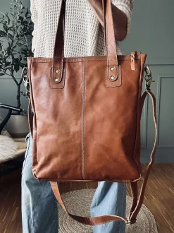 VIAMAJA Shopper Amalie - Cognac Best
