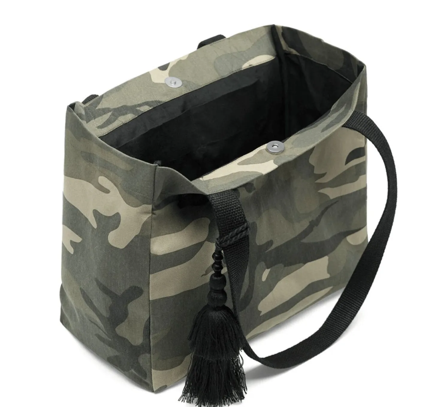 VIAMAJA Shopper ARMY Canvas Small Online