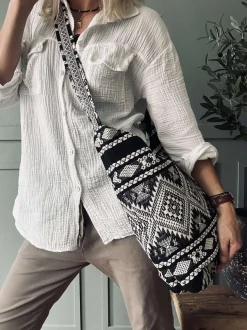 VIAMAJA Shopper Black boheme Sale