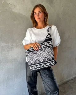 VIAMAJA Shopper Black boheme Sale