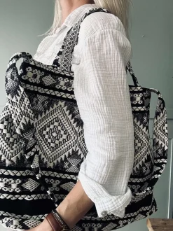 VIAMAJA Shopper Black boheme – Perfekt til yoga Sale