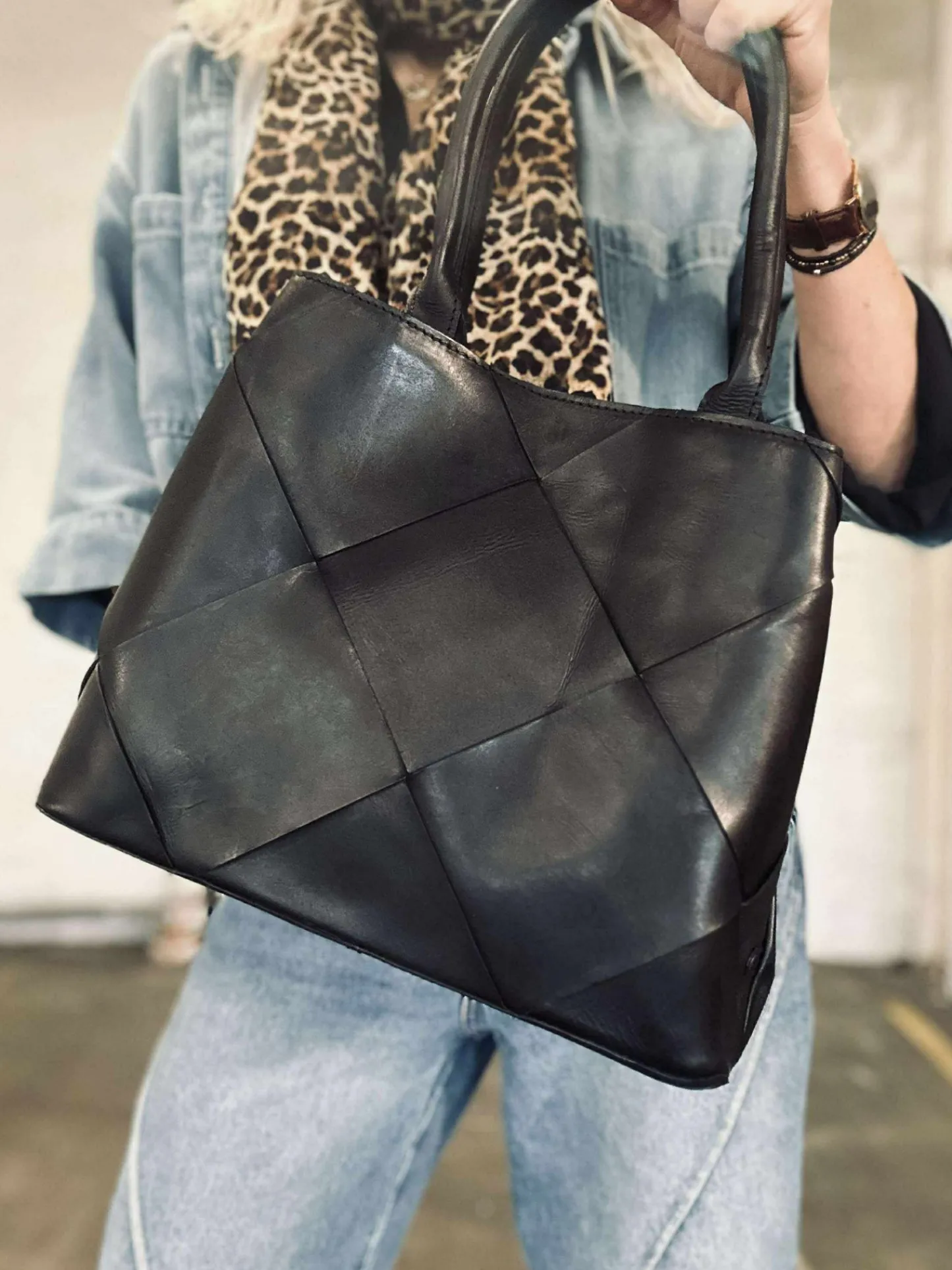 VIAMAJA Shopper black delux