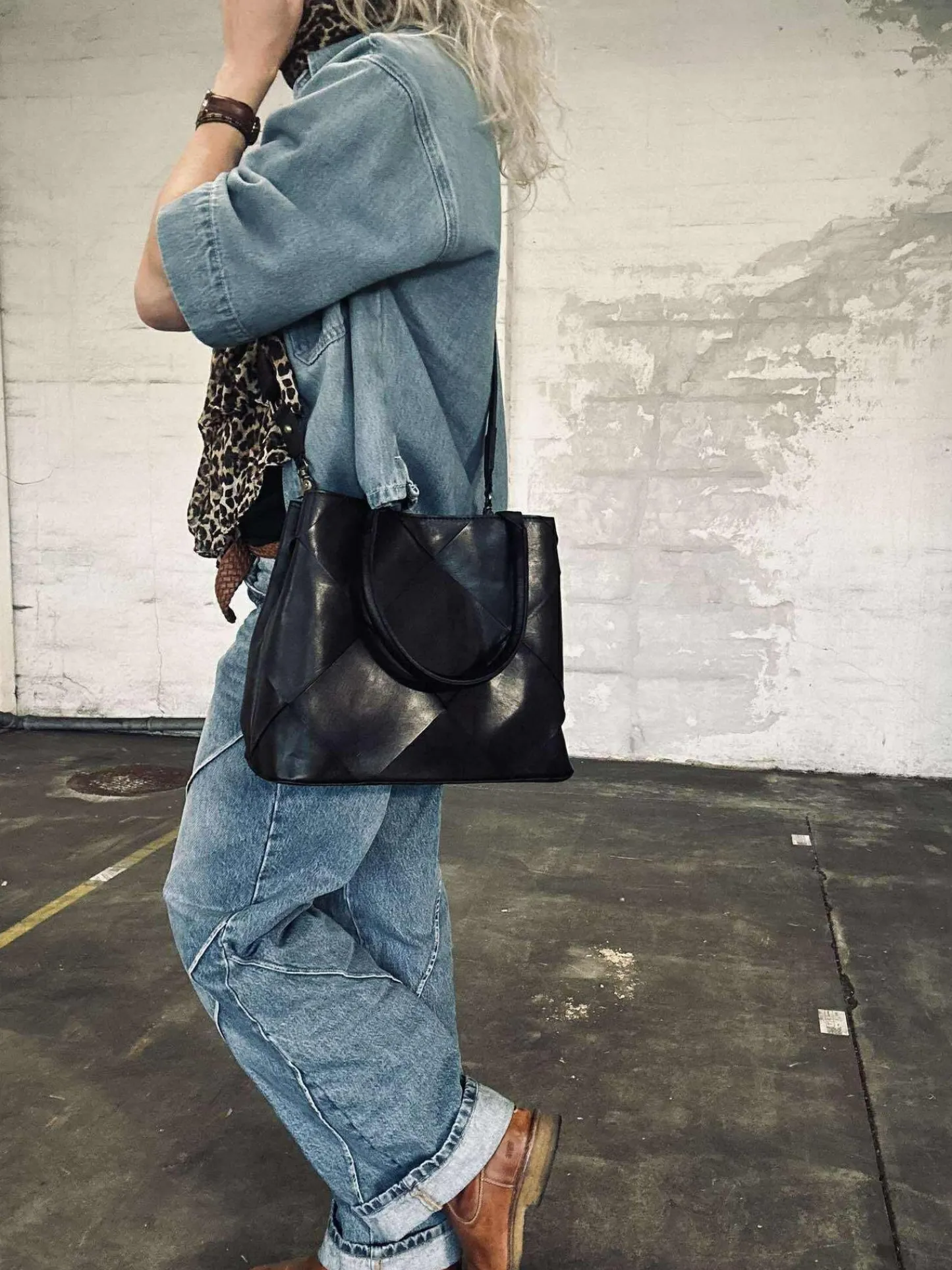 VIAMAJA Shopper black delux