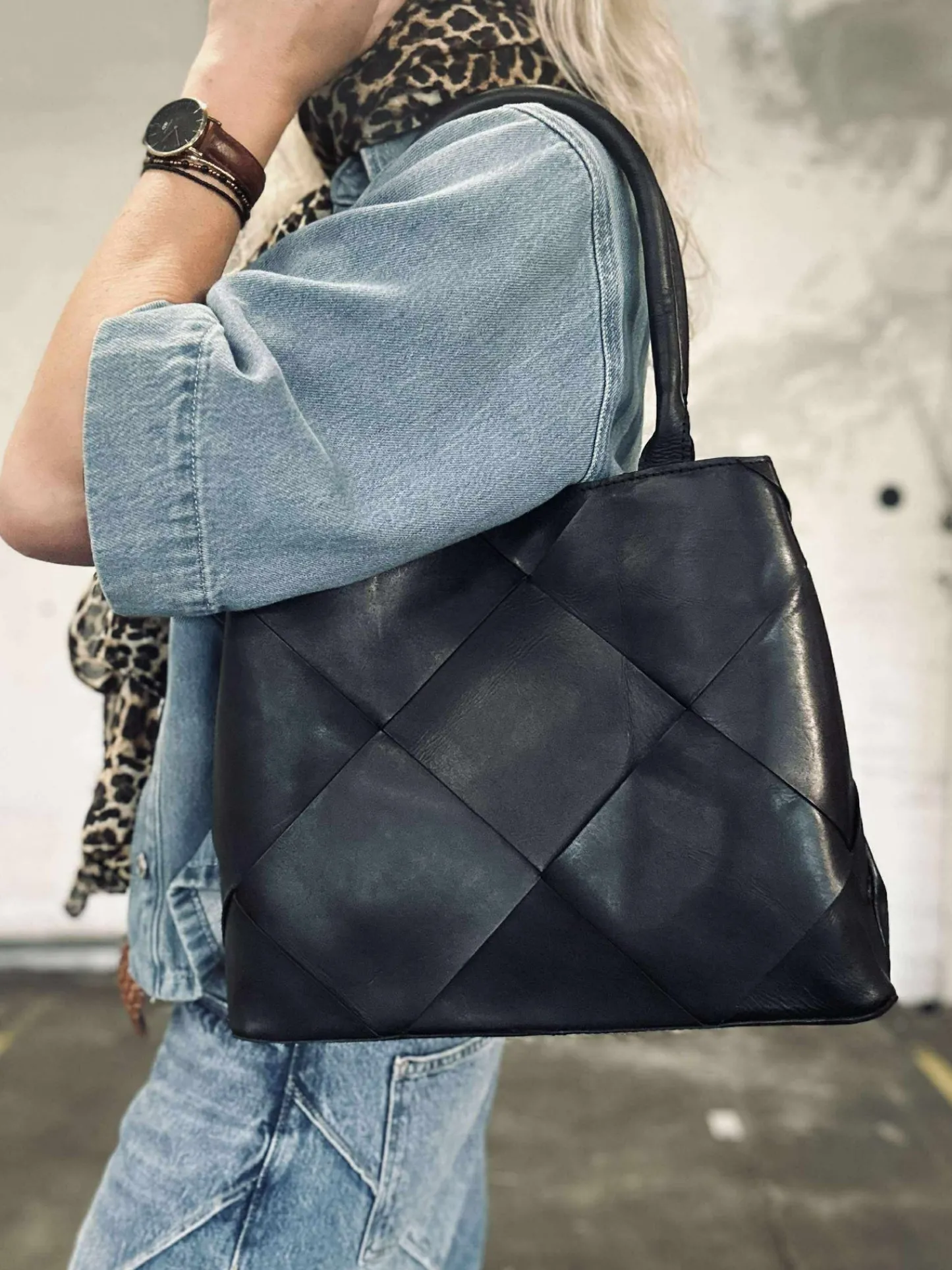 VIAMAJA Shopper black delux