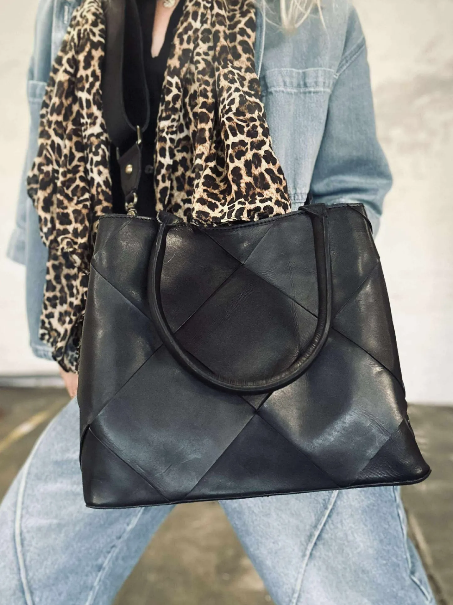 VIAMAJA Shopper black delux