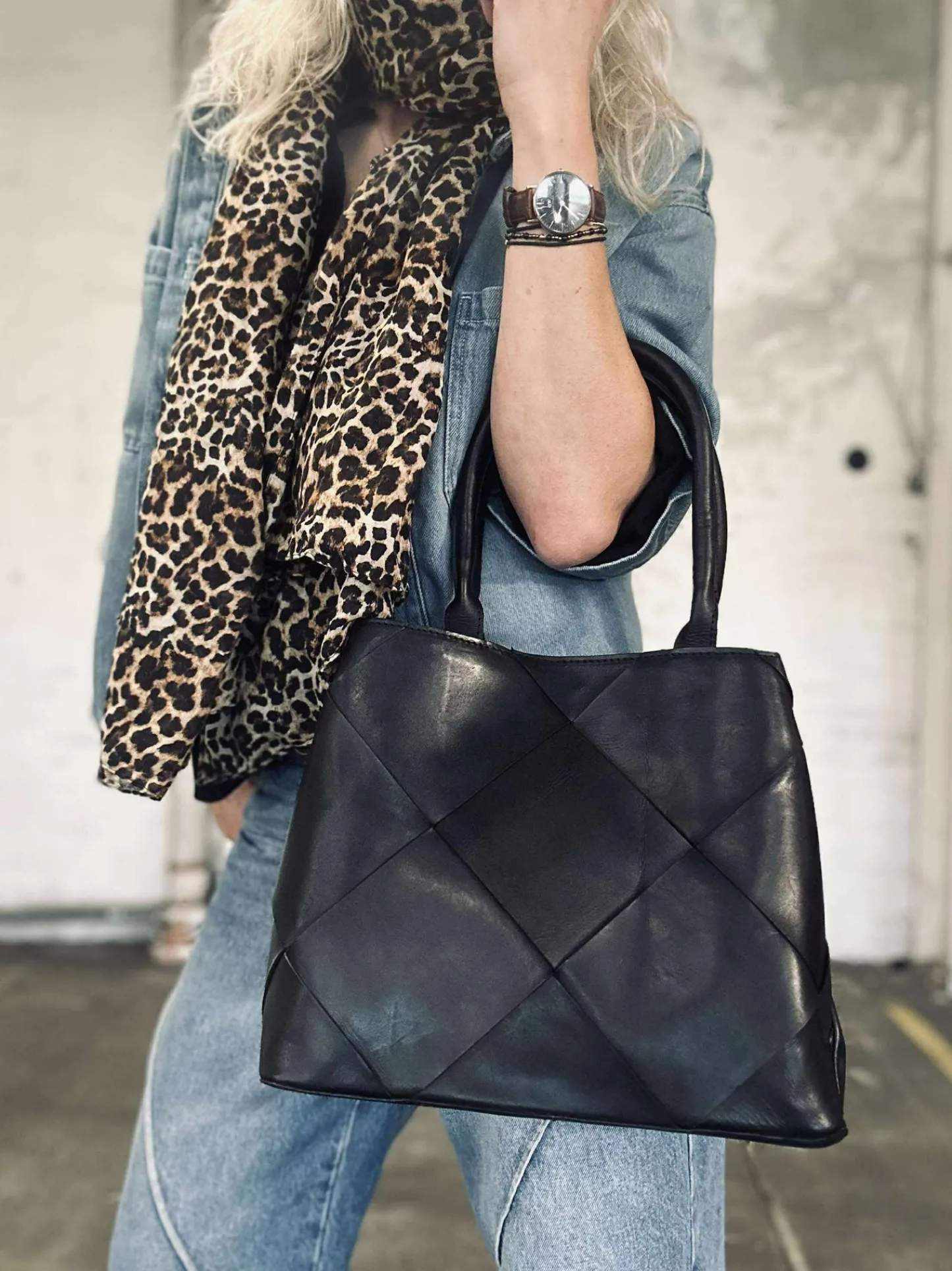 VIAMAJA Shopper black delux