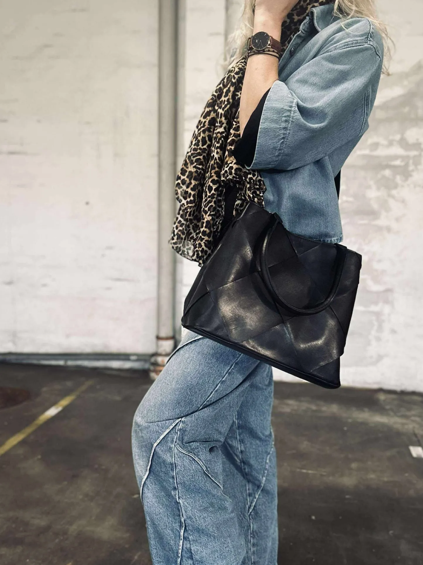 VIAMAJA Shopper black delux