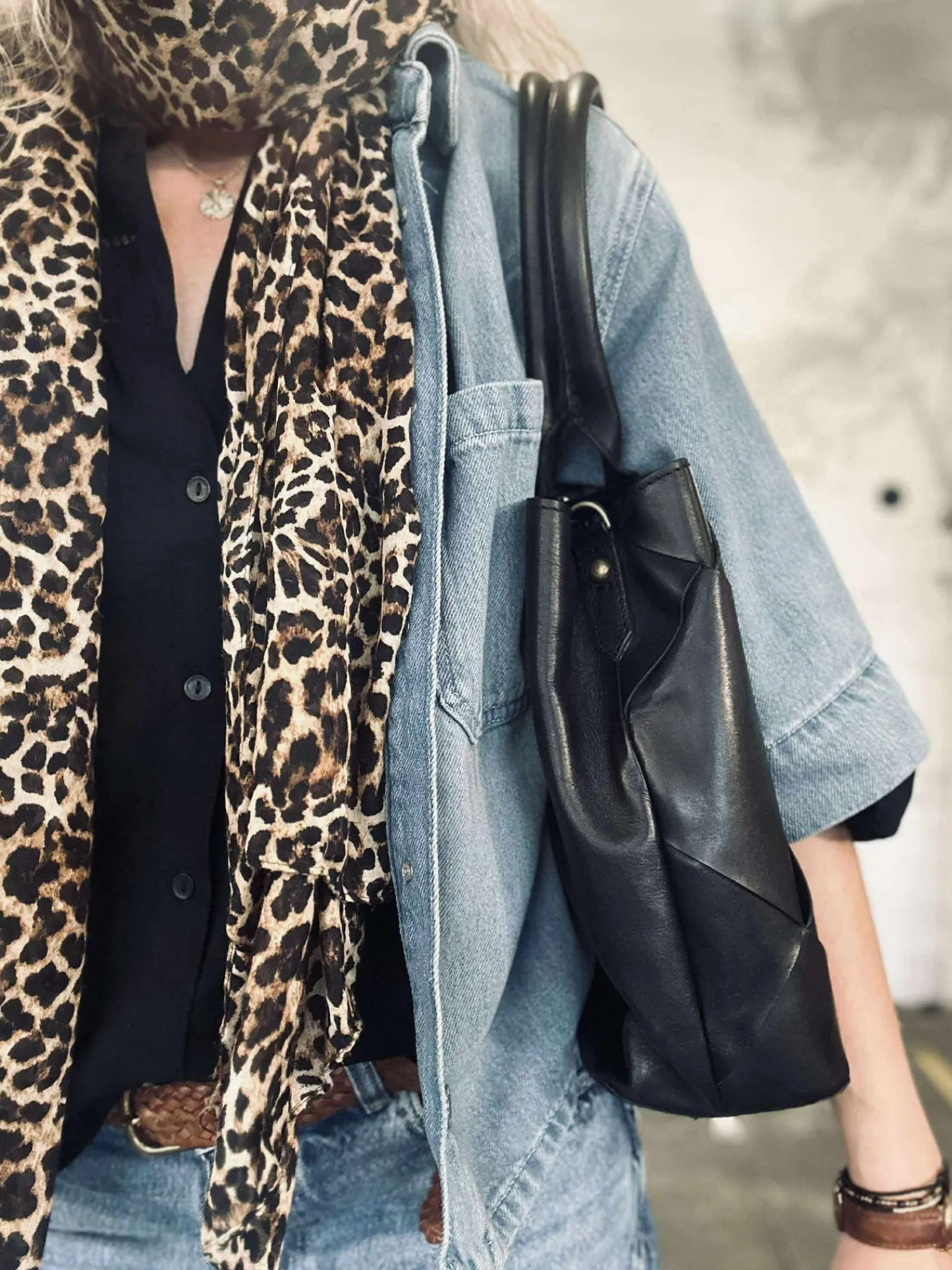 VIAMAJA Shopper black delux