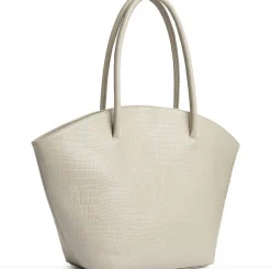 VIAMAJA Shopper croco i skind - Sand Best