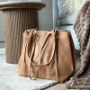 VIAMAJA Shopper i blød skindkvalitet - Sand Clearance