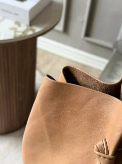 VIAMAJA Shopper i blød skindkvalitet - Sand Clearance