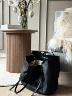 VIAMAJA Shopper i blød skindkvalitet - Sort Discount
