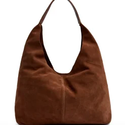 VIAMAJA Shopper i blødt ruskind - Cognac