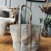 VIAMAJA Shopper i kraftig Jute - Beige Hot