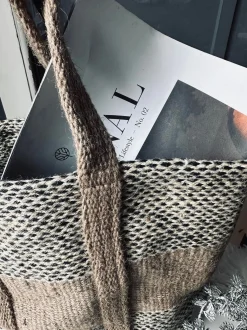 VIAMAJA Shopper i kraftig Jute - Beige Hot
