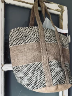 VIAMAJA Shopper i kraftig Jute - Beige Hot