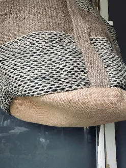 VIAMAJA Shopper i kraftig Jute - Beige Hot