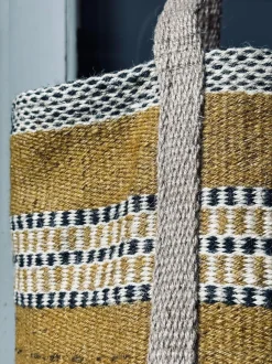 VIAMAJA Shopper i kraftig Jute - Sennep Outlet