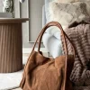 VIAMAJA Shopper i ruskind - Walnut Discount