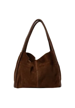 VIAMAJA Shopper i ruskind - Woodsmoke New